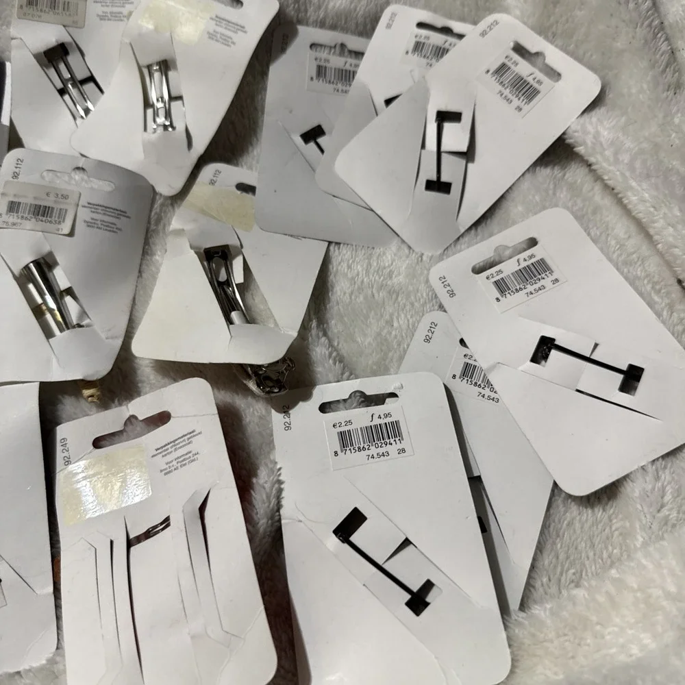 Vintage Y2K NOS Hair Accessories Lot 80s 90s Barrettes Clips Ponytail‎ Retro